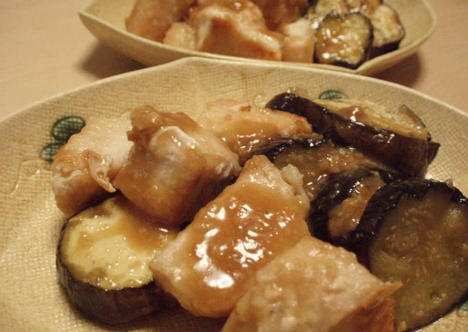 Easy Eggplant and Chicken Breast Steam Bake Recipe