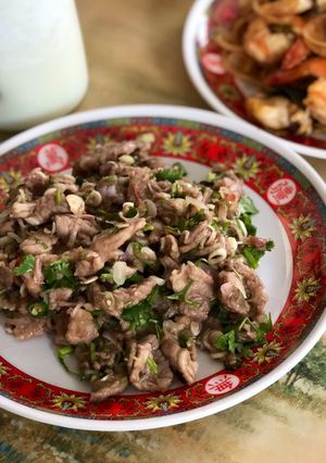 Hình của món Salad thịt heo kiểu Thái - món gia truyền.