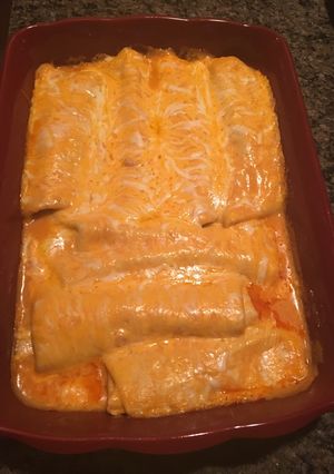 A picture of Easy Chicken Enchiladas.