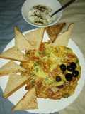 Bread with omlete