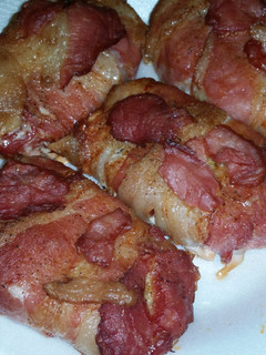 A picture of Bacon Wrapped Pork Chops.
