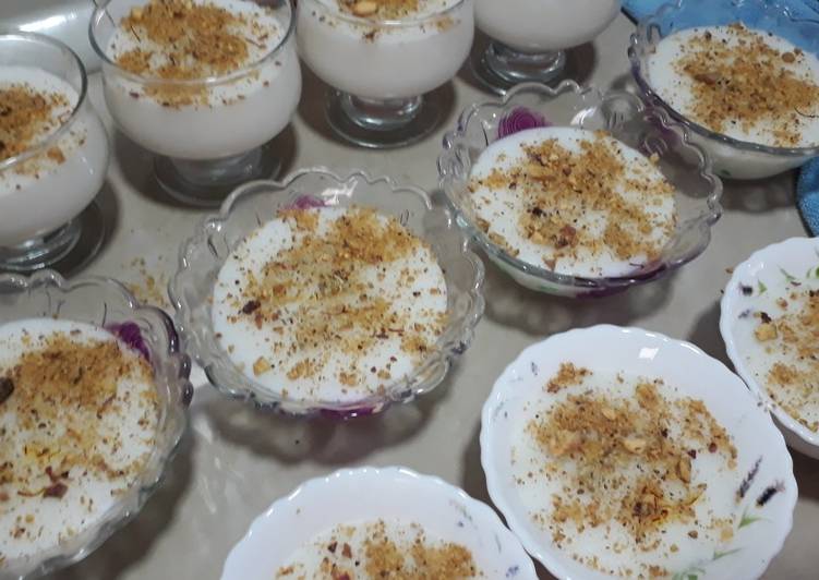 مهلبية عيش بماء الورد