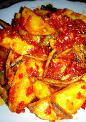 Foto resep Teken tri (terong kentang ikan tri)