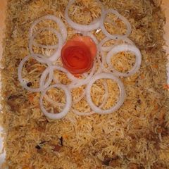 Chicken biryani A picture of Chicken biryani.