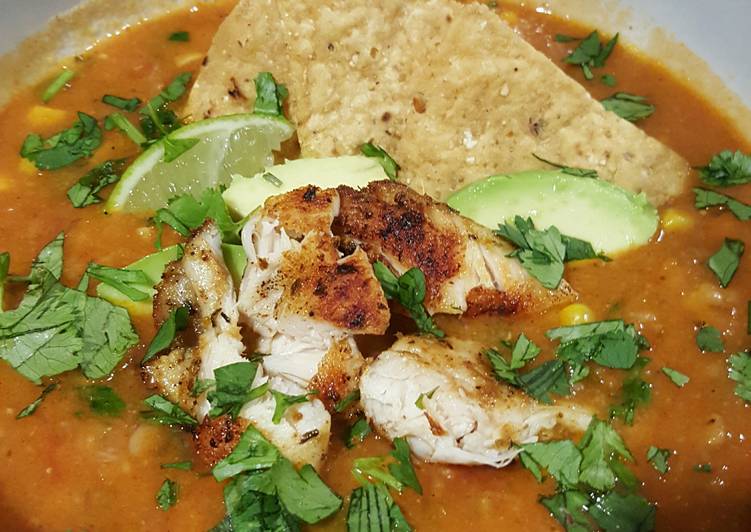 Easiest Way to Prepare Quick Chicken Tortilla Soup