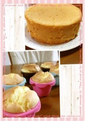 A picture of Easy Oil-Free Chiffon Cake-Style Sponge Cake.