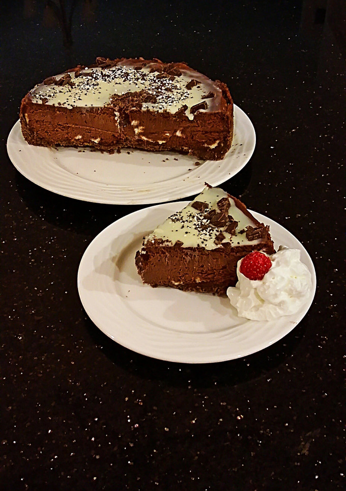 A picture of Chocolate Cheesecake.