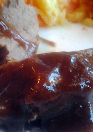 A picture of Barbecue beef roast.