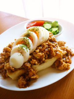 A picture of [Simple and Nutritious] Tofu Steak with Thick Sauce.