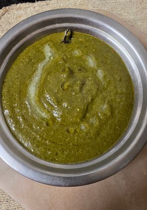 A picture of Sarson ka saag.