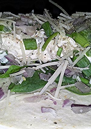 A picture of Tuna Tortillas.