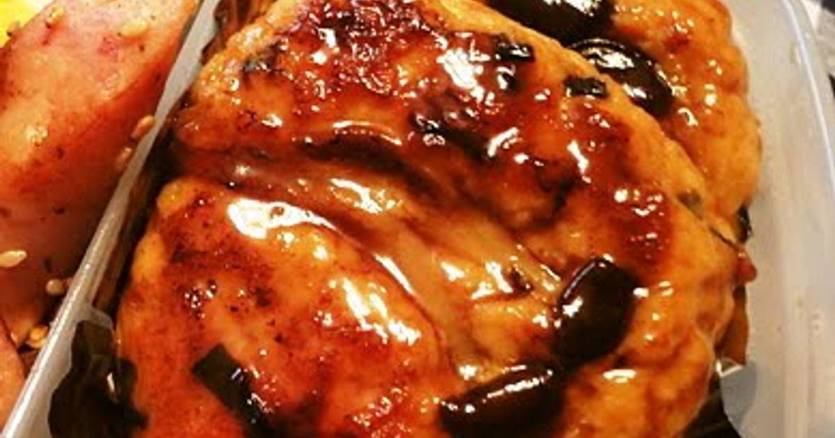 Chicken Meatloaf Burgers For Bentos Recipe By Cookpad.Japan - Cookpad-image