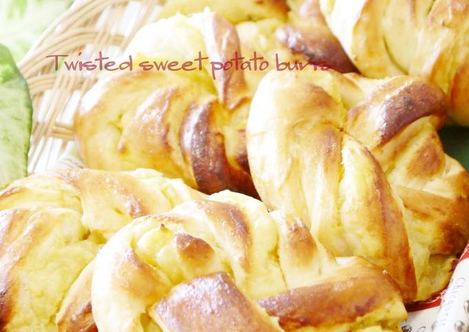 Steps to Prepare Delicious Twisted Sweet Potato Bread