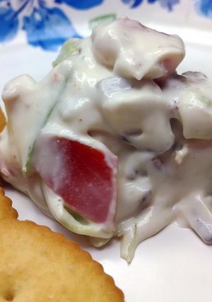 A picture of BLT dip.