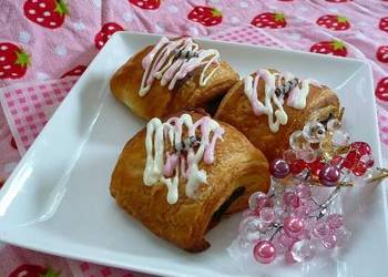 Easy Fast Cooking Crispy Chocolate Danishes Delicious and Healthy