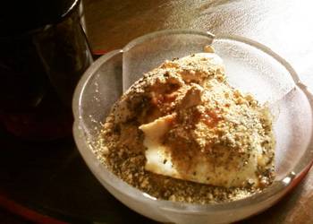 Fresh, Cooking Recipe Super Easy Silken Tofu Dessert with Sesame Kinako Kuromitsu Delicious and Healthy