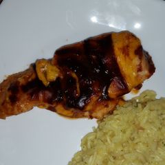BBQ Chicken Smothered in Cheese A picture of BBQ Chicken Smothered in Cheese.