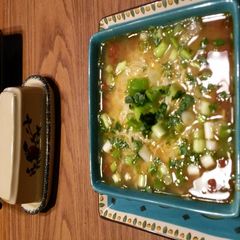 A picture of Chicken Taco soup.