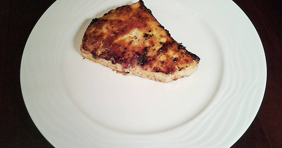Grilled or Pan Seared Swordfish with Orange Citrus Glaze Recipe by