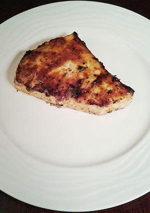 A picture of Grilled or Pan Seared Swordfish with Orange Citrus Glaze.