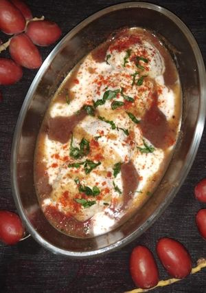 A picture of Instant Bread Dahi Vada.
