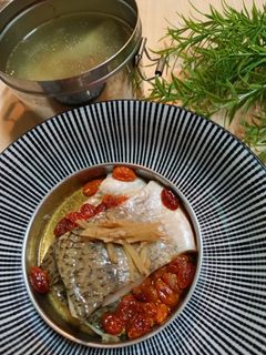 薑絲枸杞鱸魚湯 的食譜成品照片