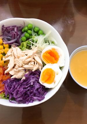 Hình của món Salad gà xé.