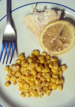 A picture of Taisen's lemon pepper chicken.