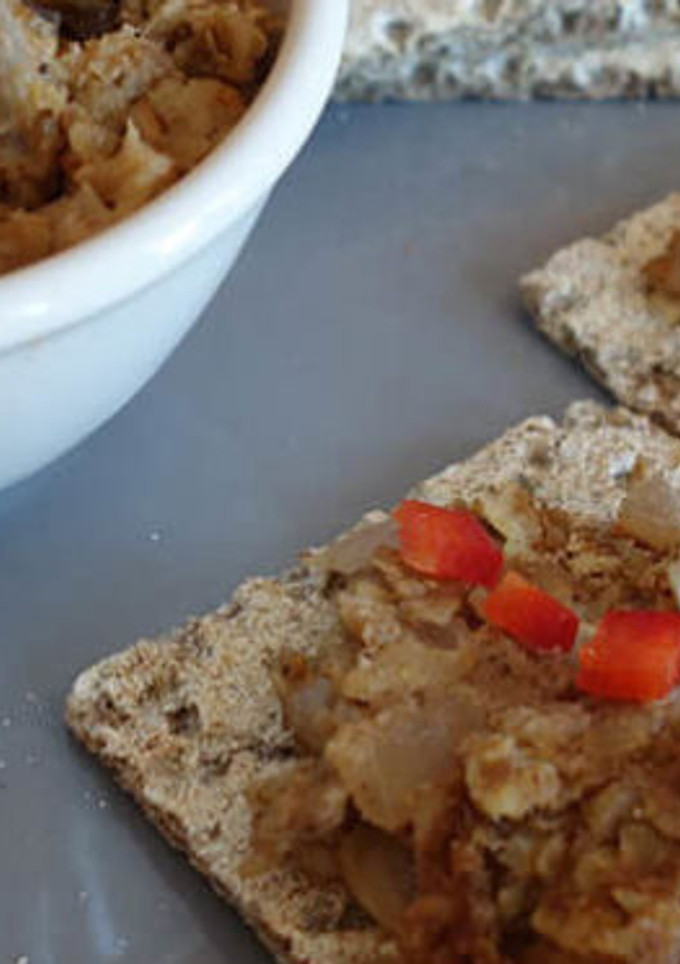Una foto de Paté de manzana con avena