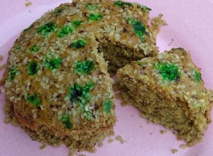 Foto resep Bolu KuKus Oat Pisang (Gluten & Sugar Free - Diet)