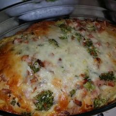 A picture of Turkey Biscuits Cheese Bake.