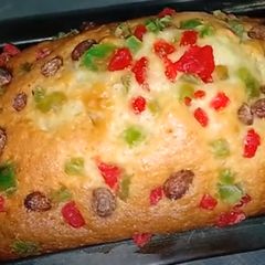 A picture of Fruit Cake Recipe Without Oven  || پتیلے میں پرفیکٹ فروٹ کیک بنائیں || with oven Cake Recipe[2 in 1].