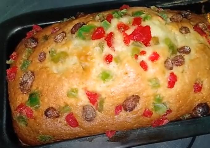 Recipe of Homemade Fruit Cake Recipe Without Oven  || پتیلے میں پرفیکٹ فروٹ کیک بنائیں || with oven Cake Recipe[2 in 1]