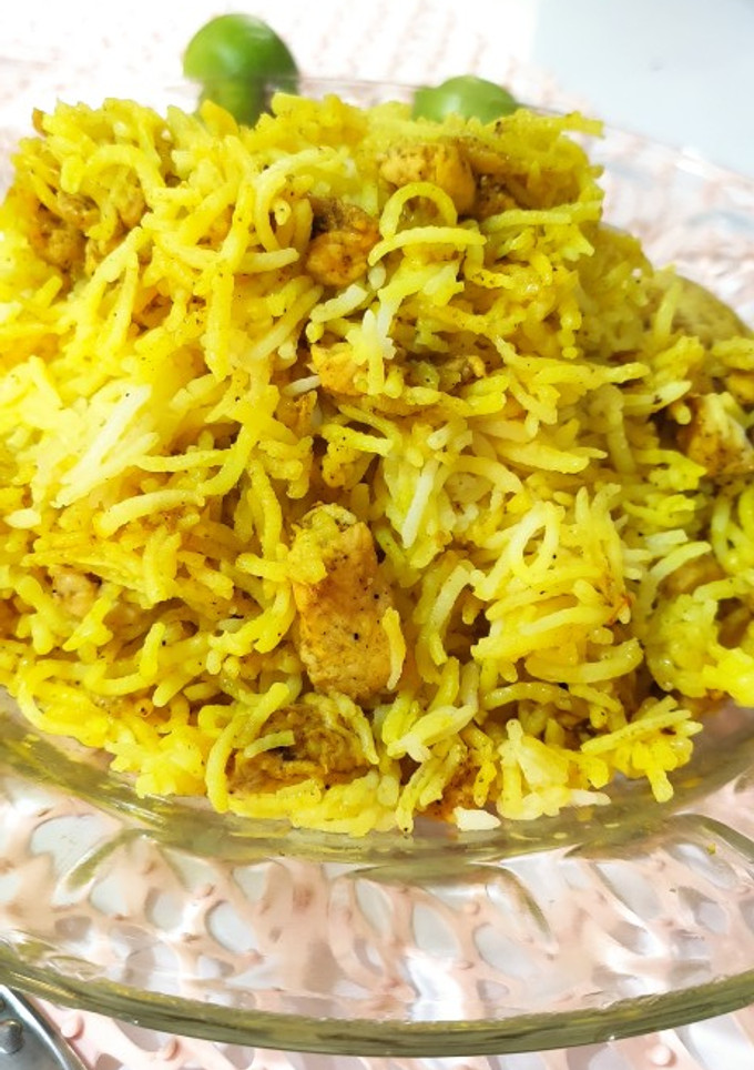 عکسی از دستور دمپخت مرغ زعفرونی