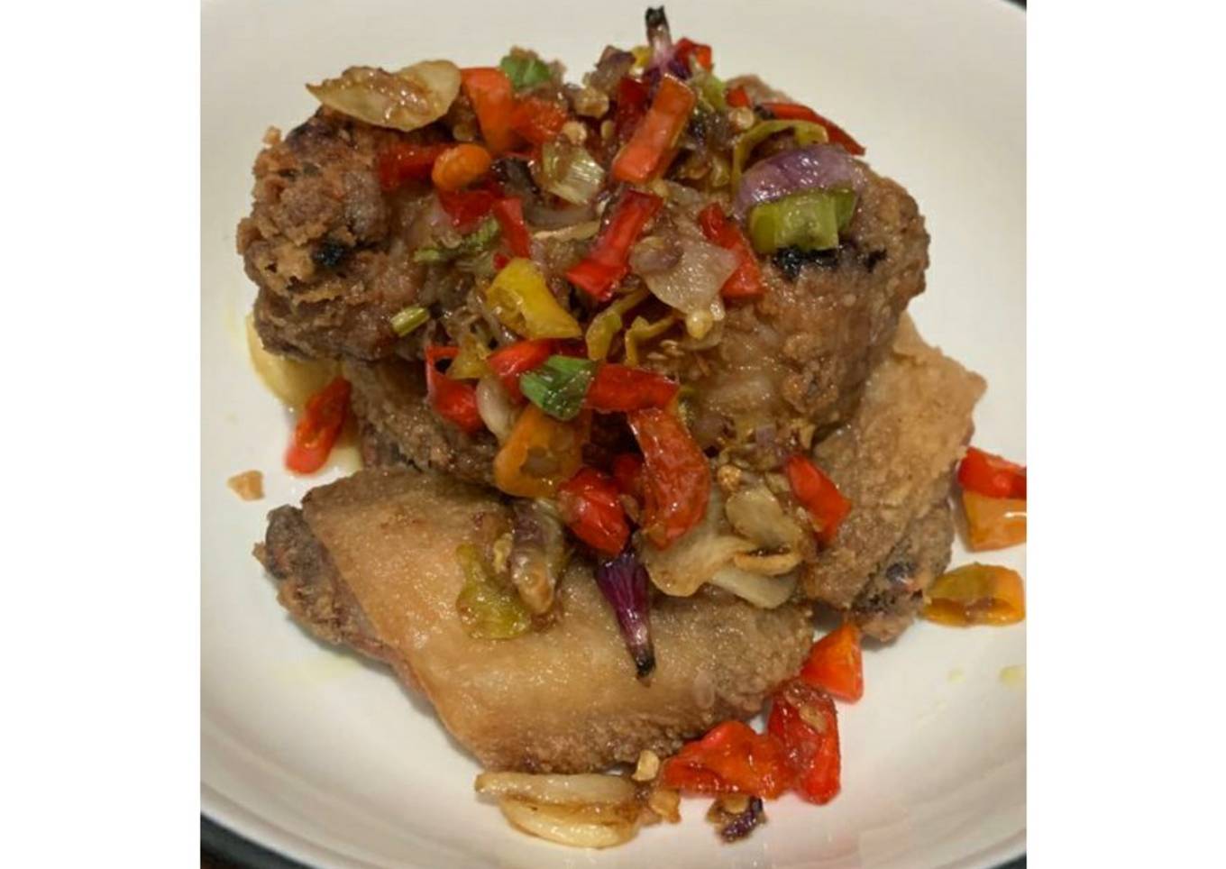 Ayam goreng tepung cabe garam