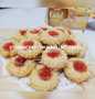 Easy Way Make Strawberry Thumbprint Cheese Cookies (no Mixer, no cetakan) the Awesome  Delicious