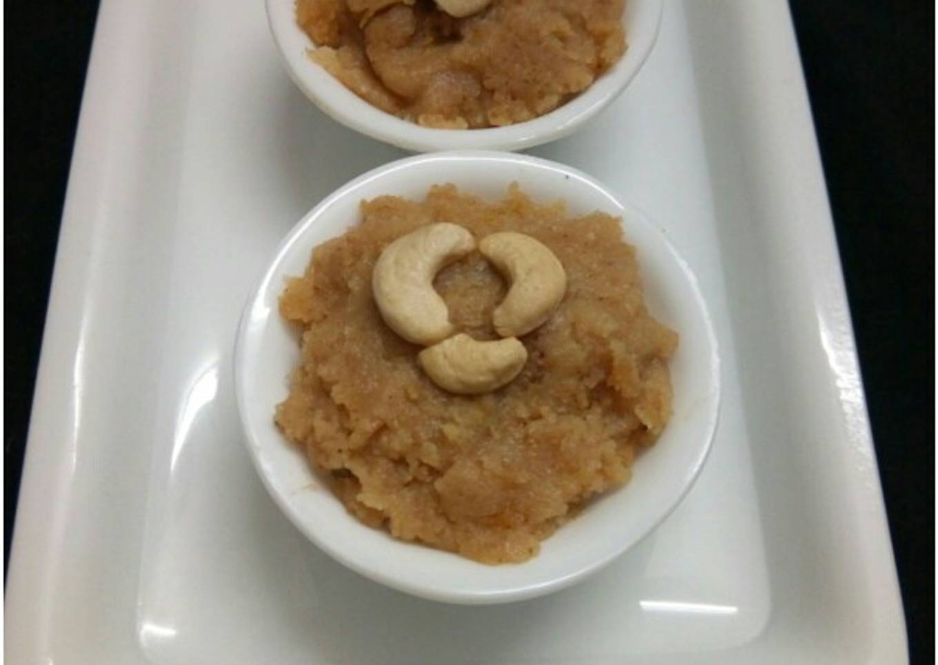 Besan suji halwa