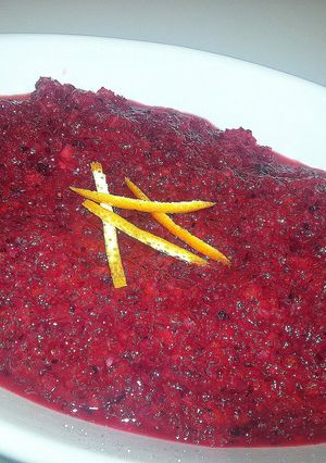 A picture of Cranberry Orange Relish.