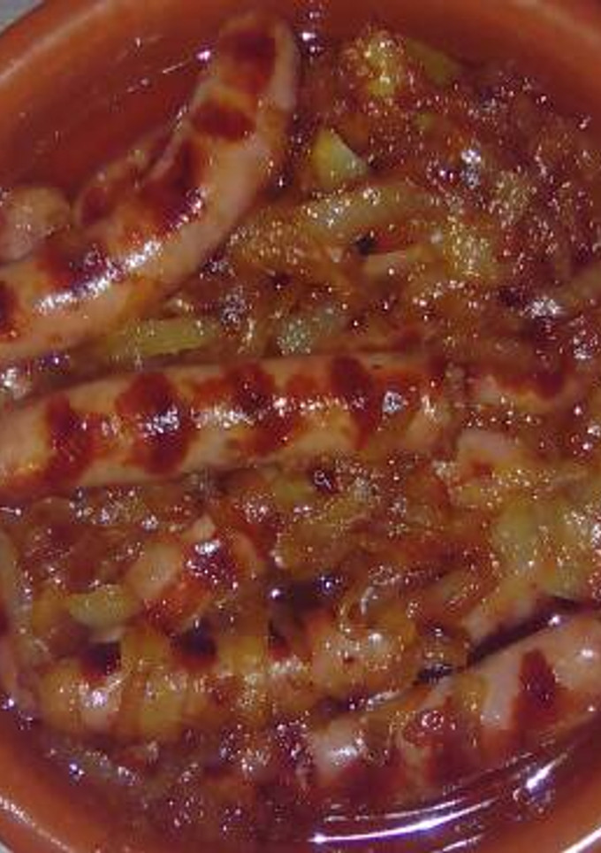 Una foto de Longanizas a la cerveza