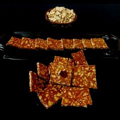 A picture of Peanut Chikki.
