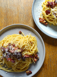 A picture of Traditional Cream Free Carbonara.