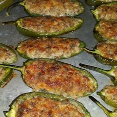 A picture of Sausage Stuffed Jalapeños.