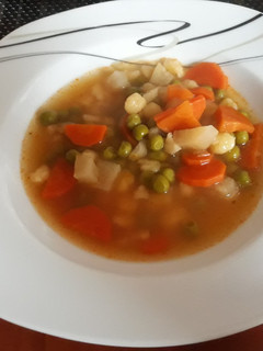 Borsóleves recept fotója