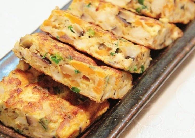 Recipe of Perfect Nutritious Gisei Dofu in an Omelette Pan