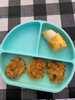 Una foto de Comida Bebe +6 meses Tortitas de Lentejas