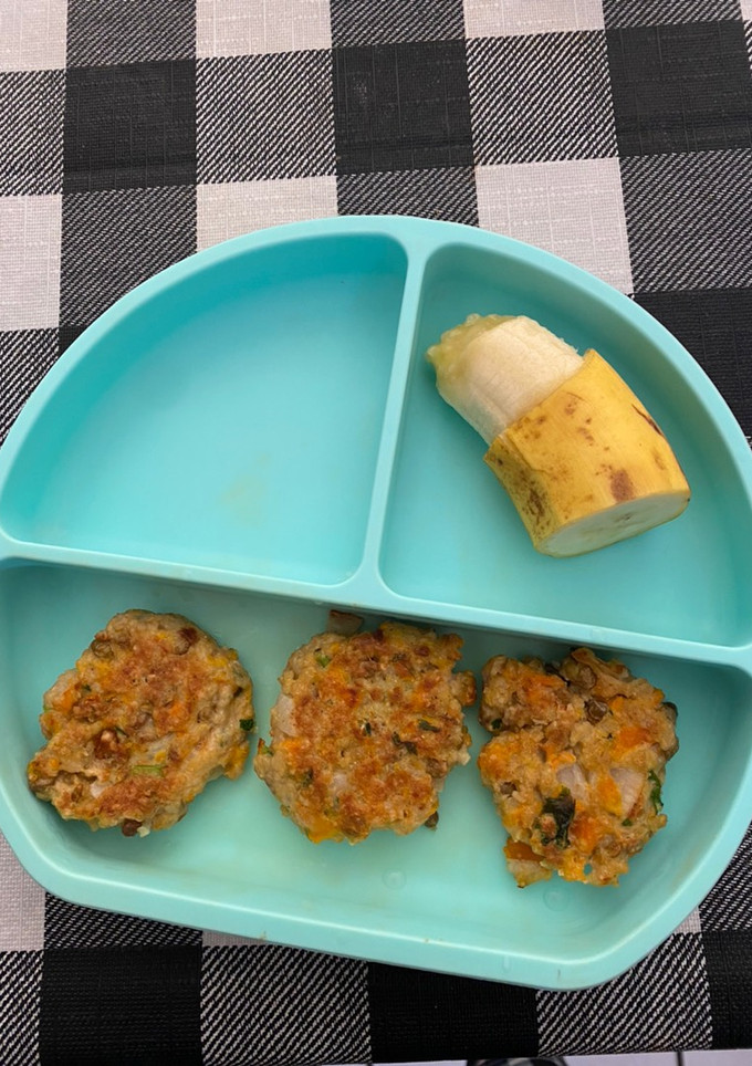 Una foto de Comida Bebe +6 meses Tortitas de Lentejas