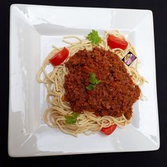 A picture of Spaghetti Bolognese (Italian Style).