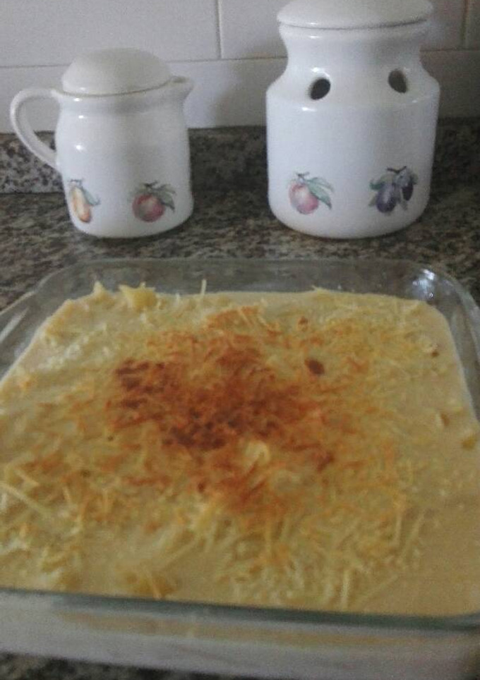 Una foto de Macarrones a la gratene