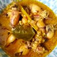 Gulai cumi isi tahu telur
