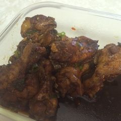 A picture of Spicy soy sauce wings.